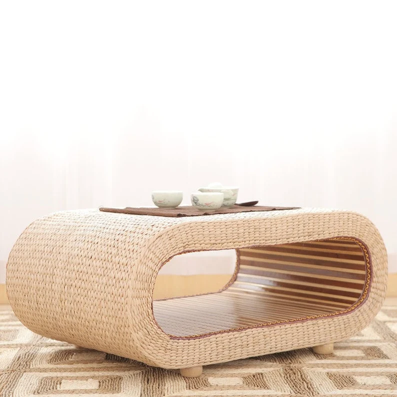 Straw Tea Table Straw Coffee