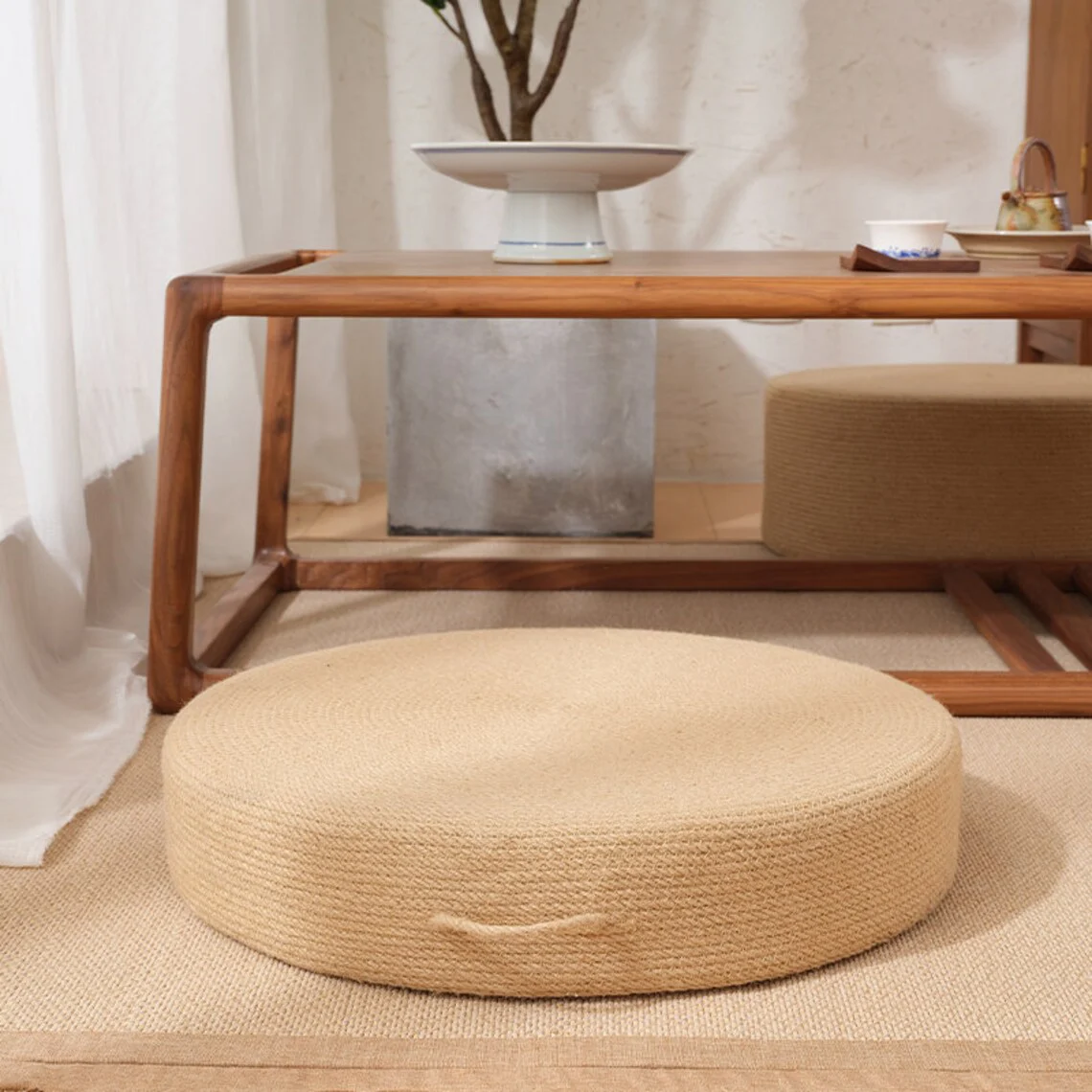 Straw Floor Cushions Tatami Cushion