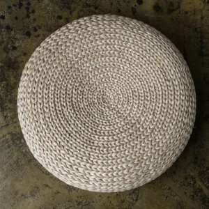 Straw Pouf Floor Cushions