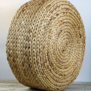 Straw Floor Cushions Ottomans