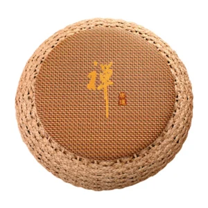 Straw Floor Cushions Ottomans Floor Pouf